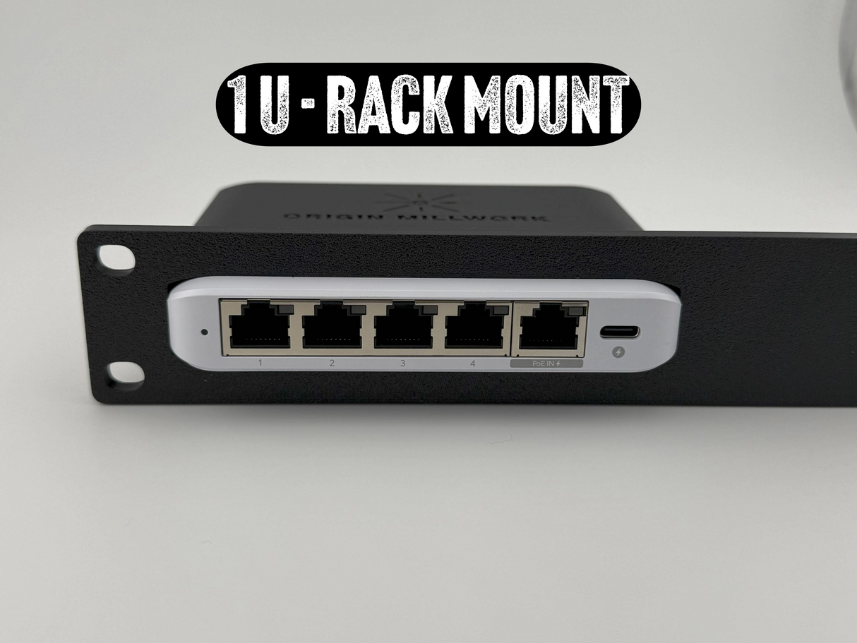 UniFi Flex Mini 2.5G | Rack Mount | 1U Network Switch Holder