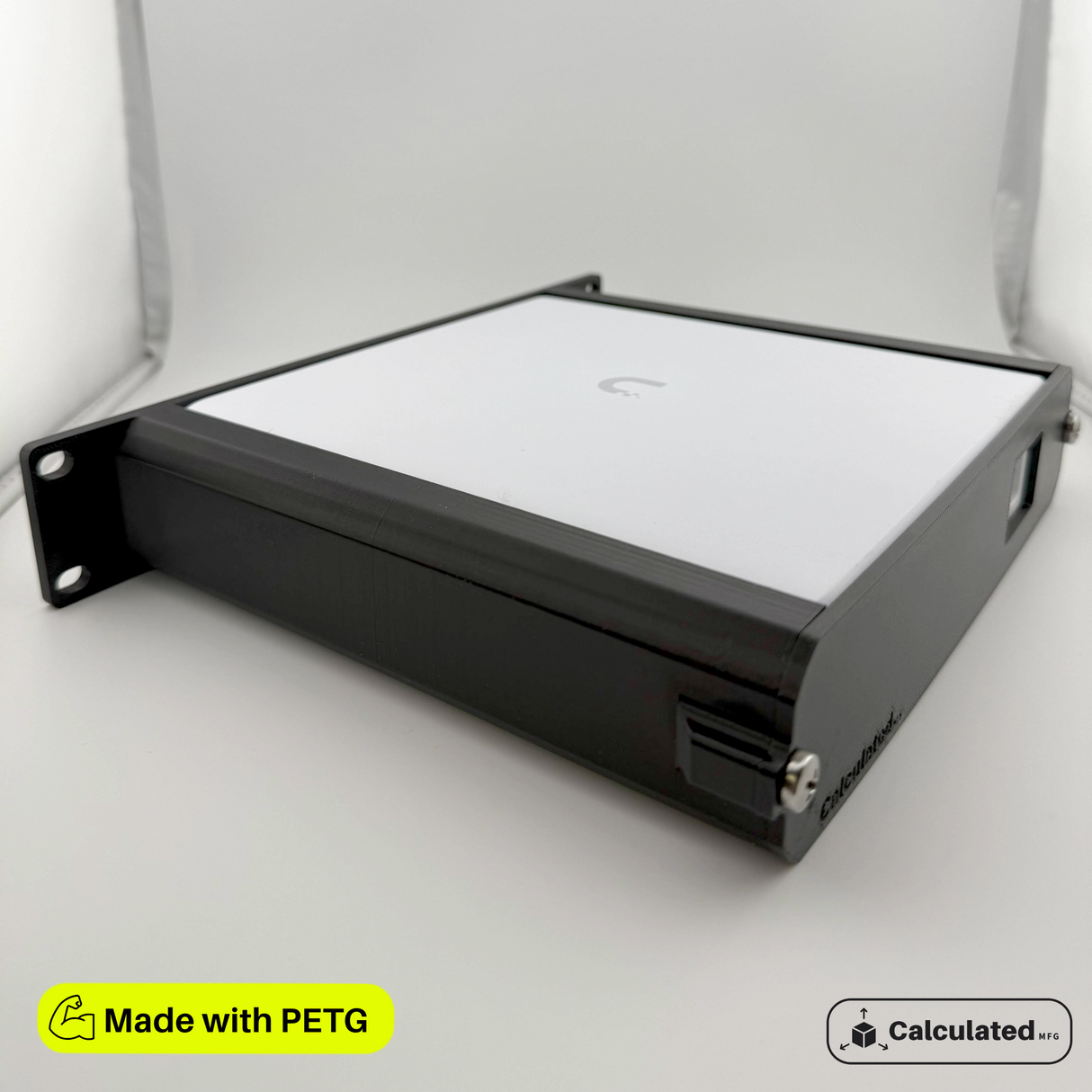 UniFi USW-Lite-16-PoE | PETG Mount w/ Brass Inserts | Fits Standard 10" Server Racks 1U