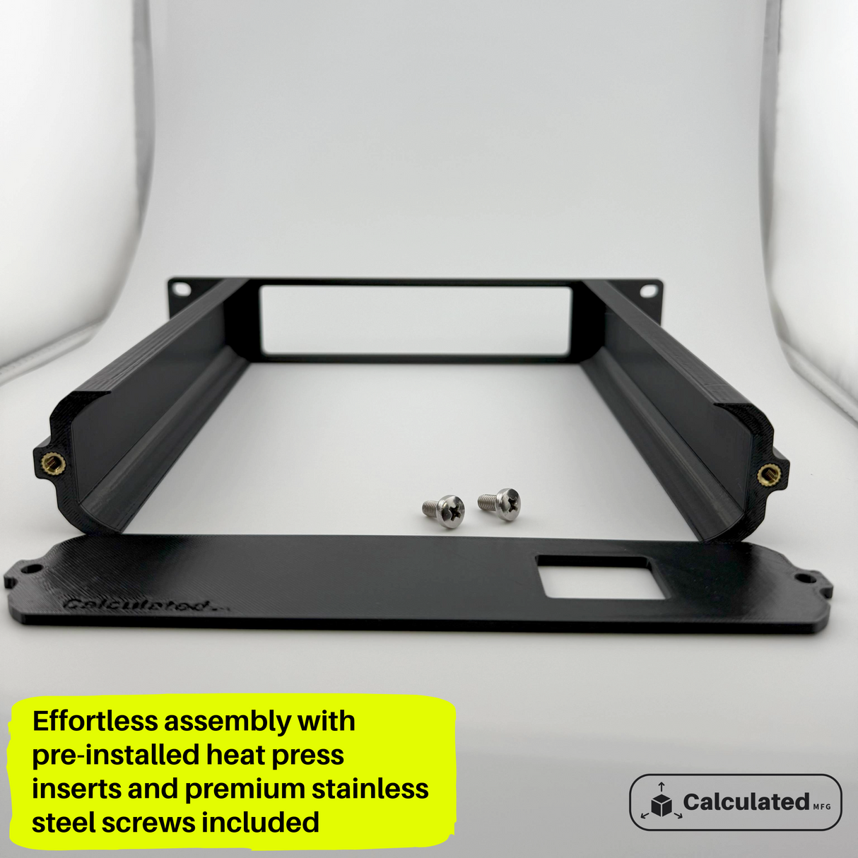 UniFi USW-Lite-16-PoE | PETG Mount w/ Brass Inserts | Fits Standard 10" Server Racks 1U