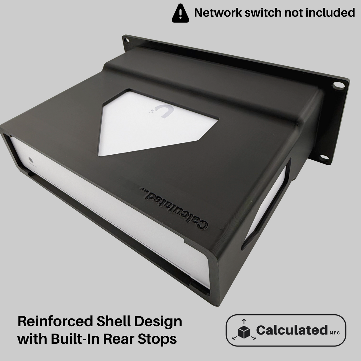 UniFi USW-Pro-XG-8-PoE | 2U Mount | PETG | Fits Standard 10” Racks | Optional 10/32 Hardware