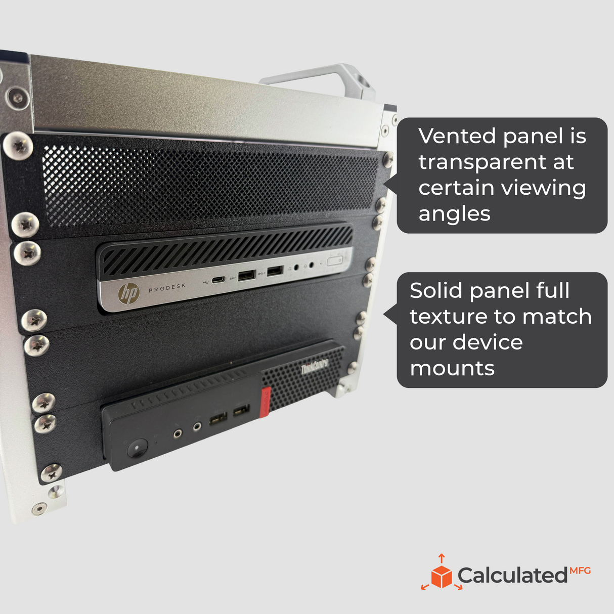 1U Filler Panel for 10" Server Rack