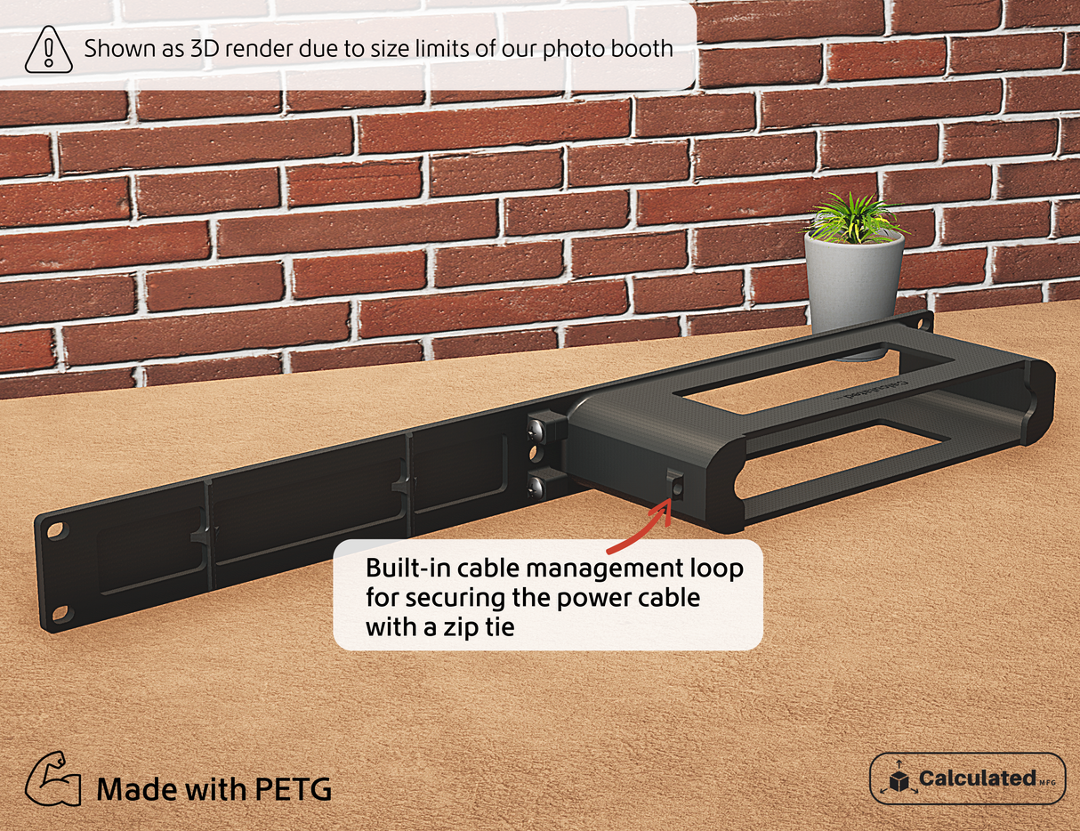 UniFi USW-Flex-2.5G-8-PoE | 1u Mount for Standard 19" Server Racks