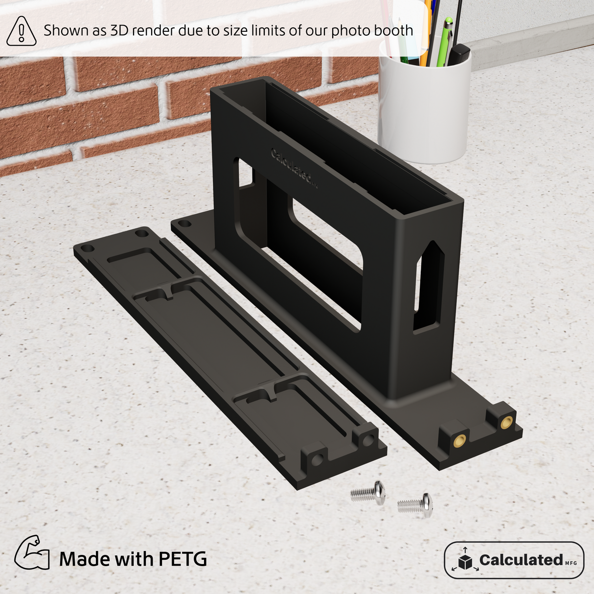 Netgear GS308E or MS308 | 1U - 19in Rack Mount | Bracket for 8-Port Switch