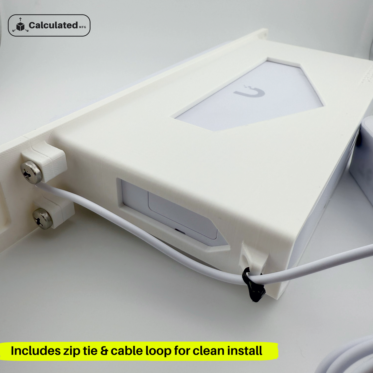 Unifi UCG Fiber 19" Rack Mount | Reverse Orientation Mount Port outward | 1U Mount for UniFi UCG Fiber