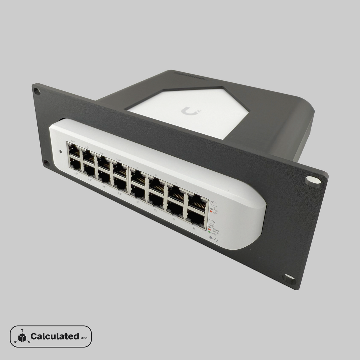 UniFi USW-Lite-16-PoE | 2U - Fits Standard 10" Server Racks