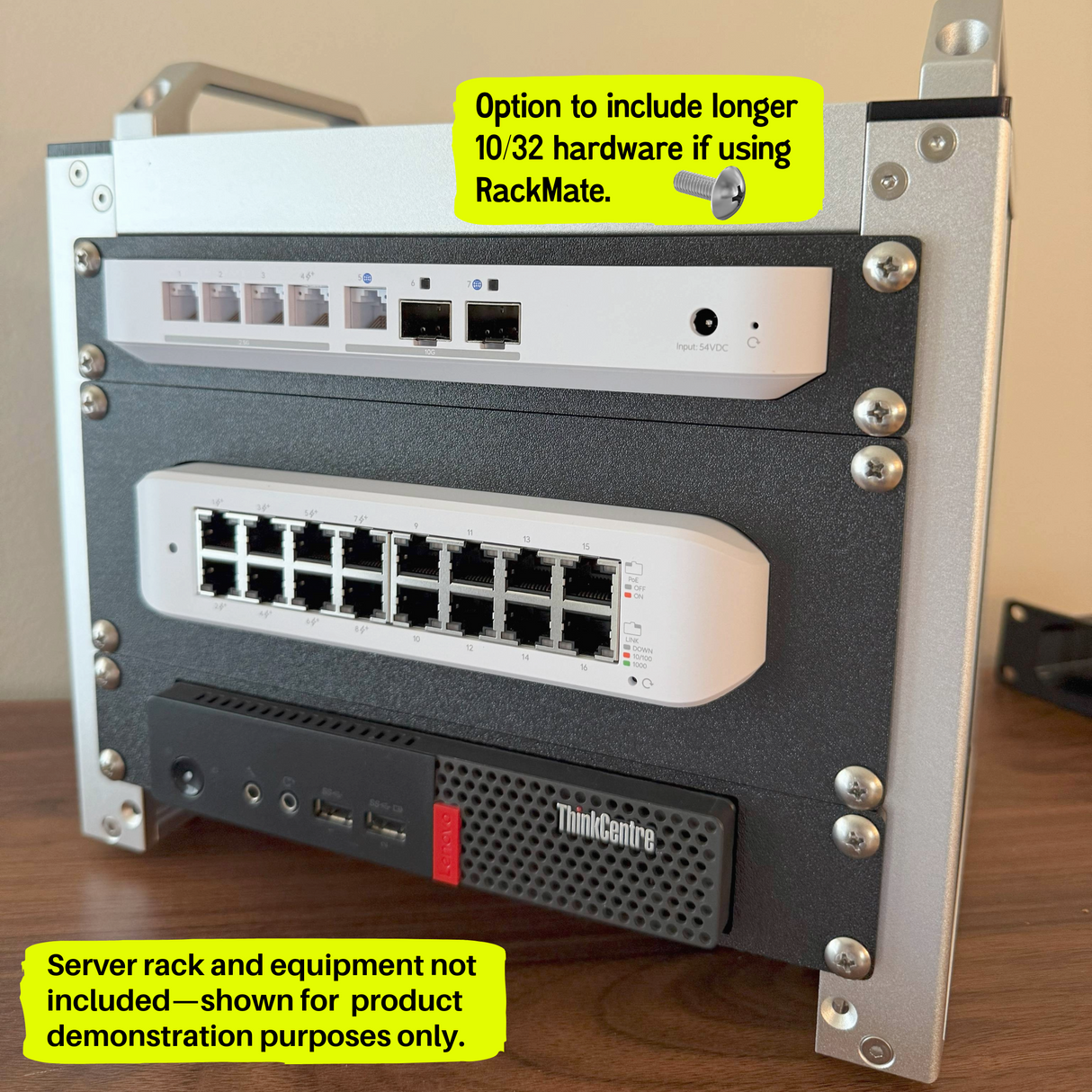 UniFi USW-Lite-16-PoE | 2U - Fits Standard 10" Server Racks