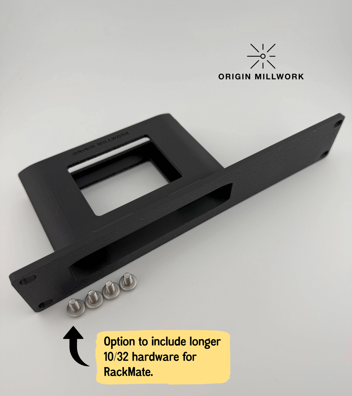 UniFi Flex Mini 2.5G-5 Switch Mount | 10" Rack Mount 1U | Compatible with DeskPi Rackmate, Secure Network Switch Holder