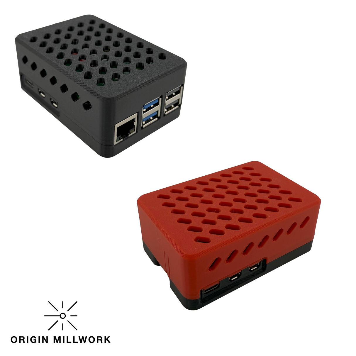Raspberry Pi 5 Case | Compatible with Official Cooler & M.2 Hat | Raspberry Pi 5 Nvme M.2 ssd case