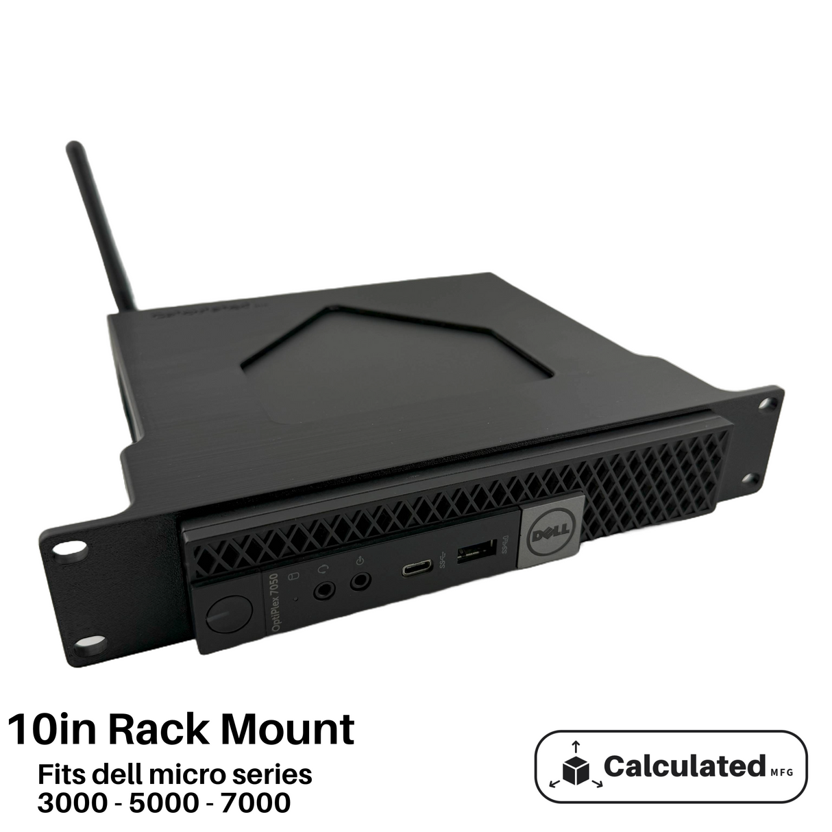 Dell Micro PC 1u Rack Mount for 10” Server Racks – Mount for Micro 3000, 5000, 7000 Series