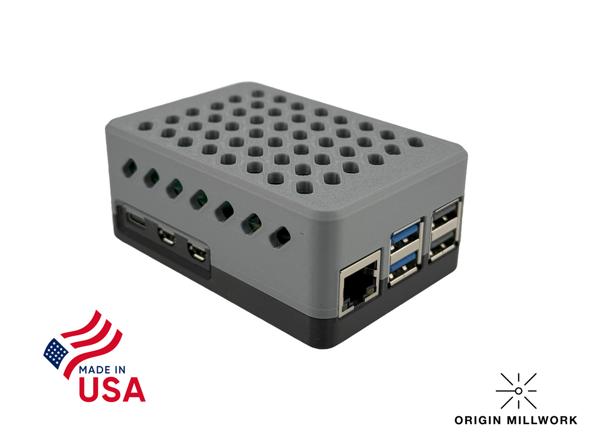 Raspberry Pi 5 Case | Compatible with Official Cooler & M.2 Hat | Raspberry Pi 5 Nvme M.2 ssd case