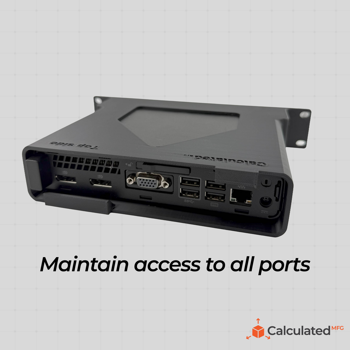 1U Rack Mount for HP ProDesk & EliteDesk Micro PCs (G3/G4/G5) | Fits 10” Server Racks
