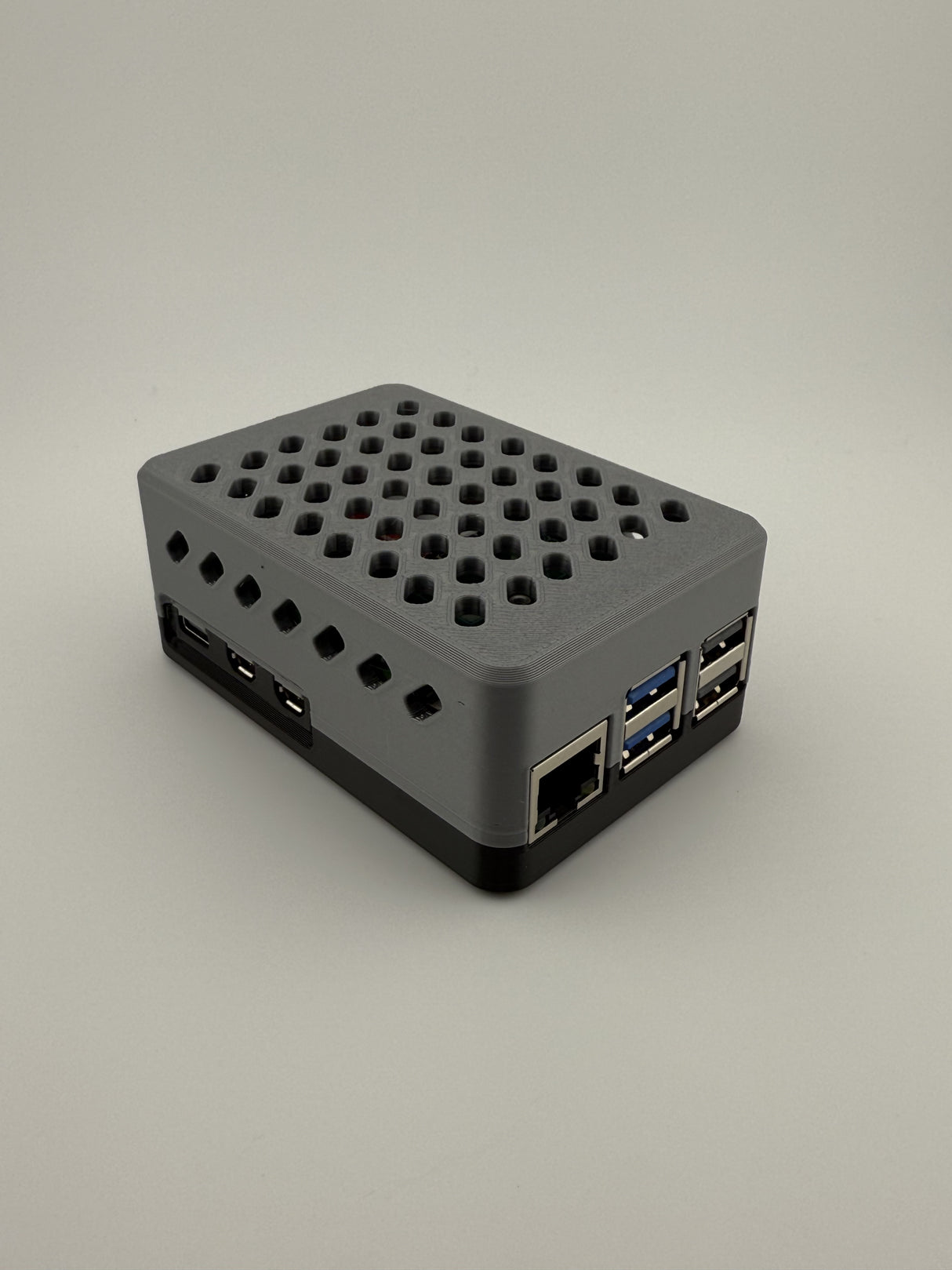 Raspberry Pi 5 Case | Compatible with Official Cooler & M.2 Hat | Raspberry Pi 5 Nvme M.2 ssd case