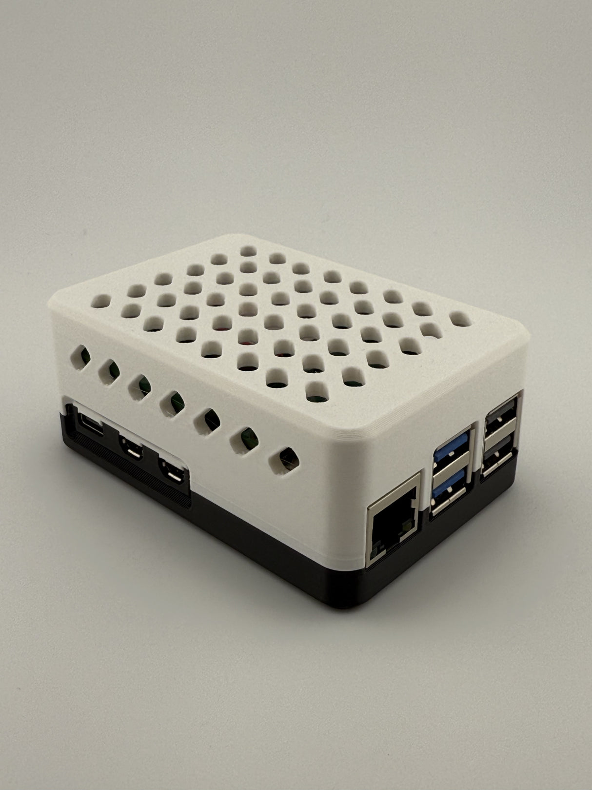 Raspberry Pi 5 Case | Compatible with Official Cooler & M.2 Hat | Raspberry Pi 5 Nvme M.2 ssd case