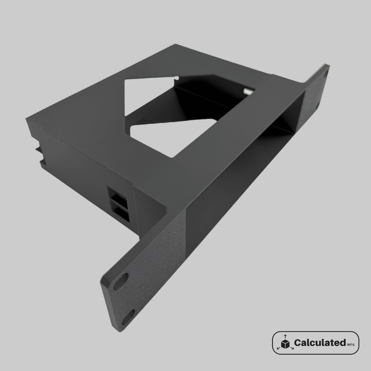 ICY Dock MB326SP-B | 3D Printed JBOD Enclosure Mount | PETG | Optional 10-32 Rack Hardware| Fits 10" Rack Mount