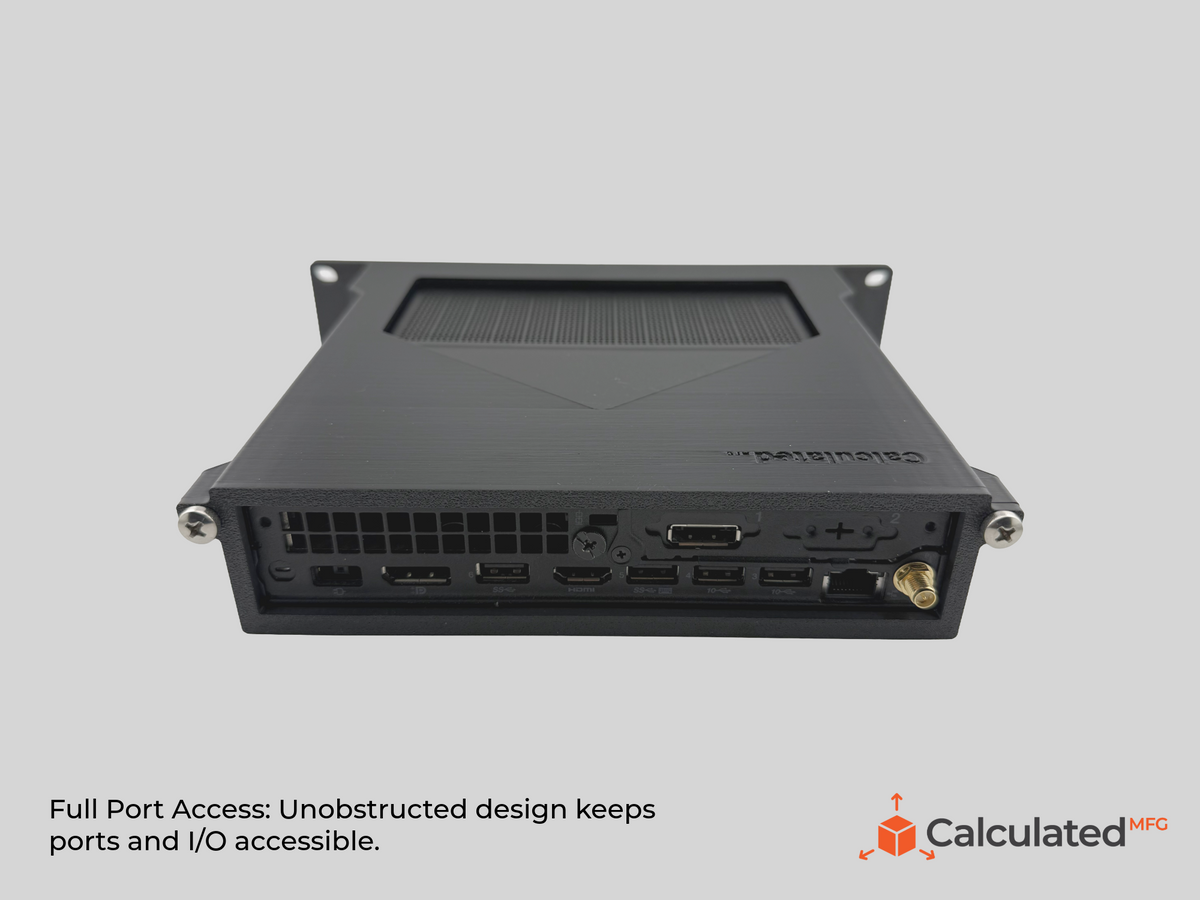 10" Rack Mount fits Lenovo ThinkCentre M90q Gen 1 / Gen 2 / Gen 3 | 1U 10-inch Lenovo ThinkCentre M90q mount