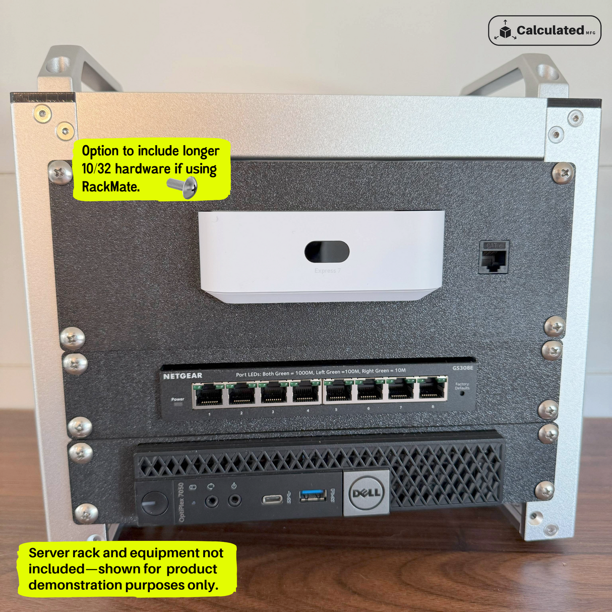 Netgear GS308E | Bracket for 8-Port Switch | 1U - 10in Rack Mount