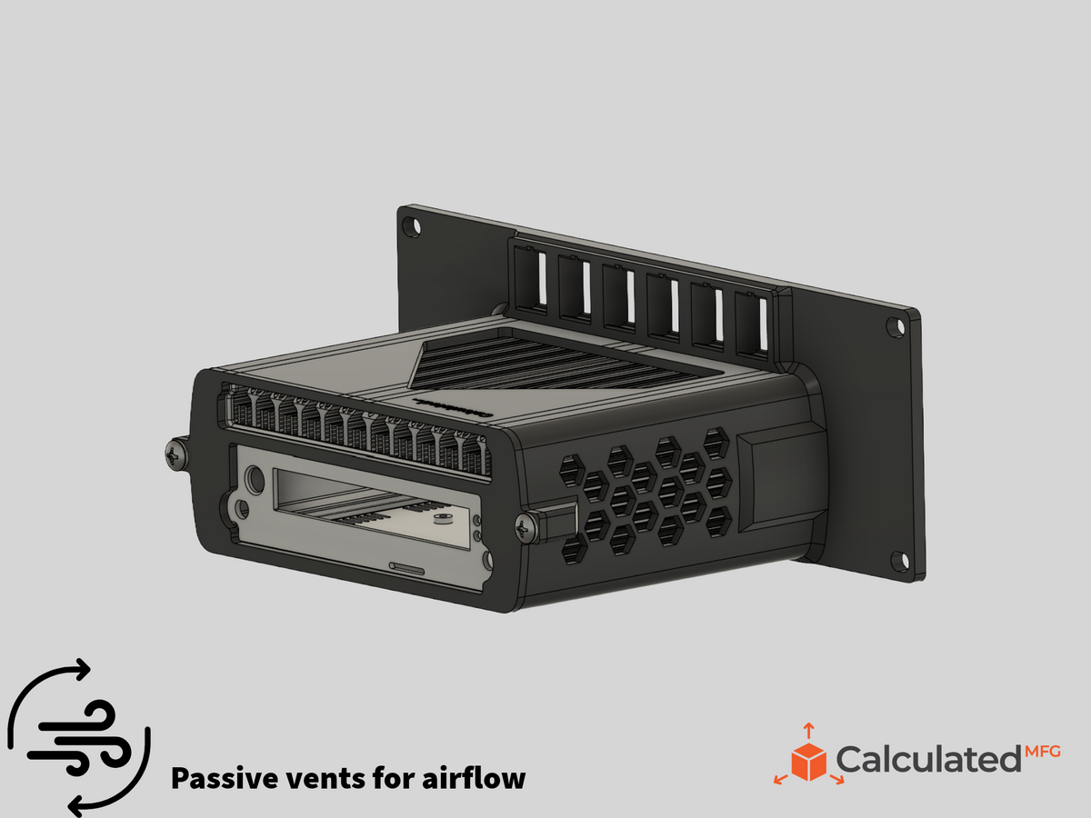 2u 10-inch Rack Mount for Protectli FW6A, FW6B, FW6C Network Appliance Mount