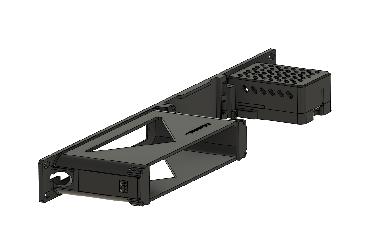 Raspberry Pi5 and Unifi Flex 2.5G-8 Poe 19in 1u rack mount