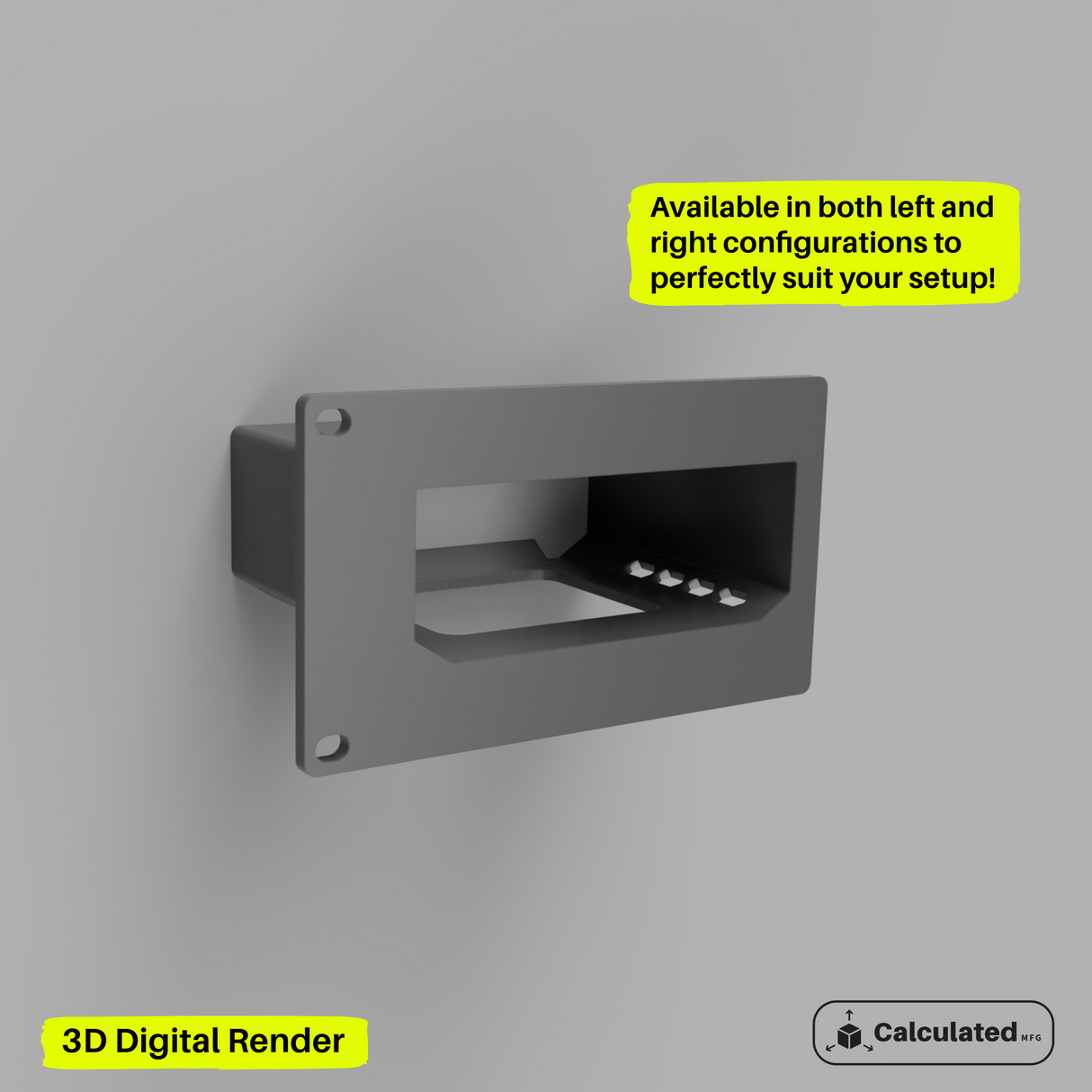 UniFi UX7 | Half Rack Server Mount | 2U Sturdy ventilated Bracket | Left or Right Configuration