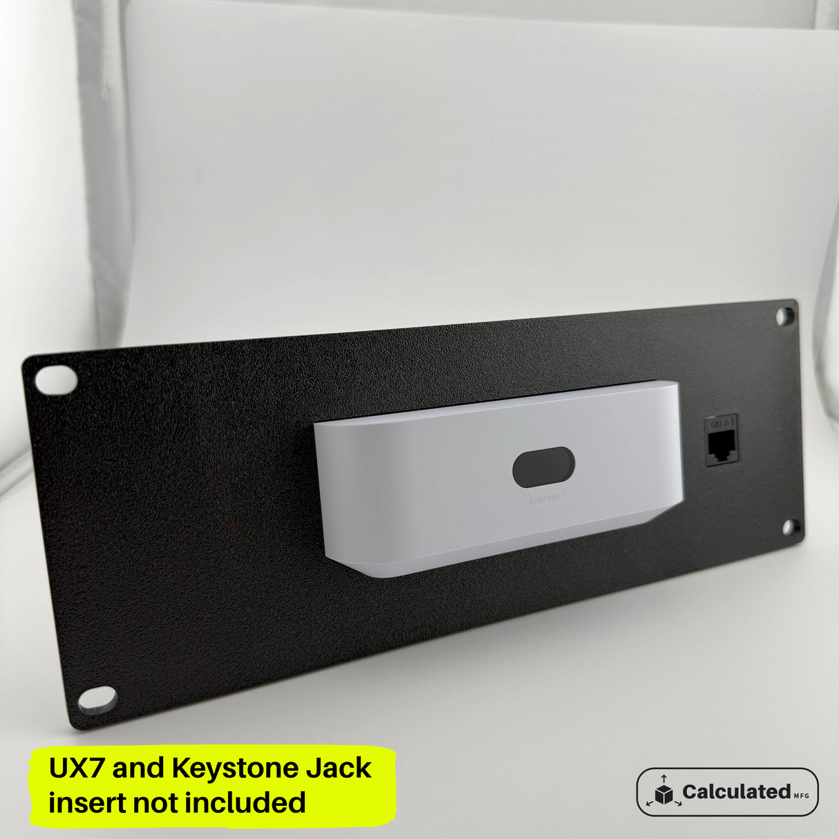 UniFi UX7 | 2U Bracket with Optional Keystone Cutout | 2U - 10in Rack Mount