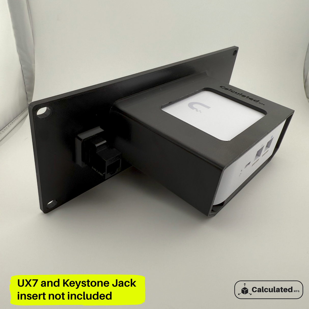 UniFi UX7 | 2U Bracket with Optional Keystone Cutout | 2U - 10in Rack Mount