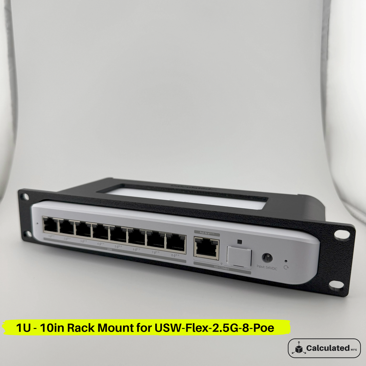 UniFi USW-Flex-2.5G-8-PoE or USW-Flex-2.5G - 8 | 1u Mount for Standard 10" Server Racks