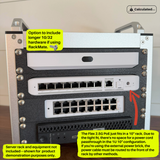 UniFi USW-Flex-2.5G-8-PoE or USW-Flex-2.5G - 8 | 1u Mount for Standard 10" Server Racks