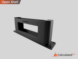 10in 1U Rack Mount fits UniFi USW-Flex-2.5G-8-PoE and USW-Flex-2.5G-8 | 1U Mount for Standard 10" Server Racks