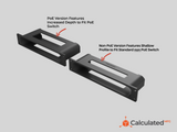10in 1U Rack Mount fits UniFi USW-Flex-2.5G-8-PoE and USW-Flex-2.5G-8 | 1U Mount for Standard 10" Server Racks