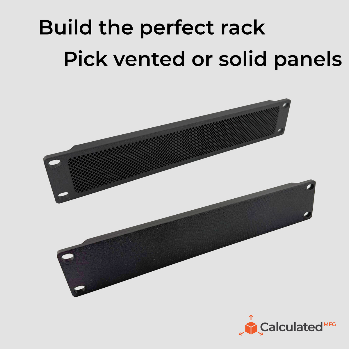 Server Panel Loaded 1U Filler Panel for 10