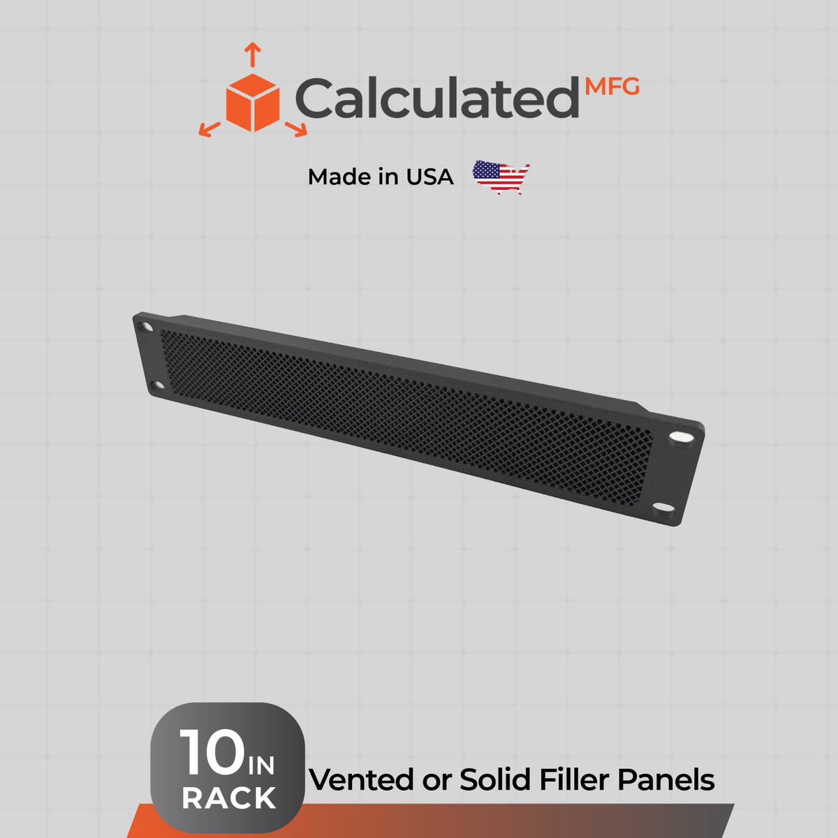 1U Filler Panel for 10