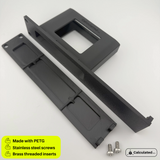 UniFi Flex Mini 2.5G-5 - Secure 1U Network Switch Holder | 19in 1u Rack Mount
