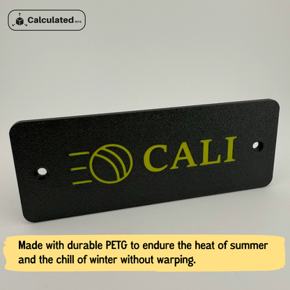 Custom Dog Name Tag for Kennel Crates | Durable PETG Design | Fits Ruffland Kennels | Personalize with Name & Icon