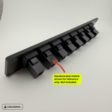 1U 7 or 8-Port Keystone Jack Patch Panel | 10" Server Rack