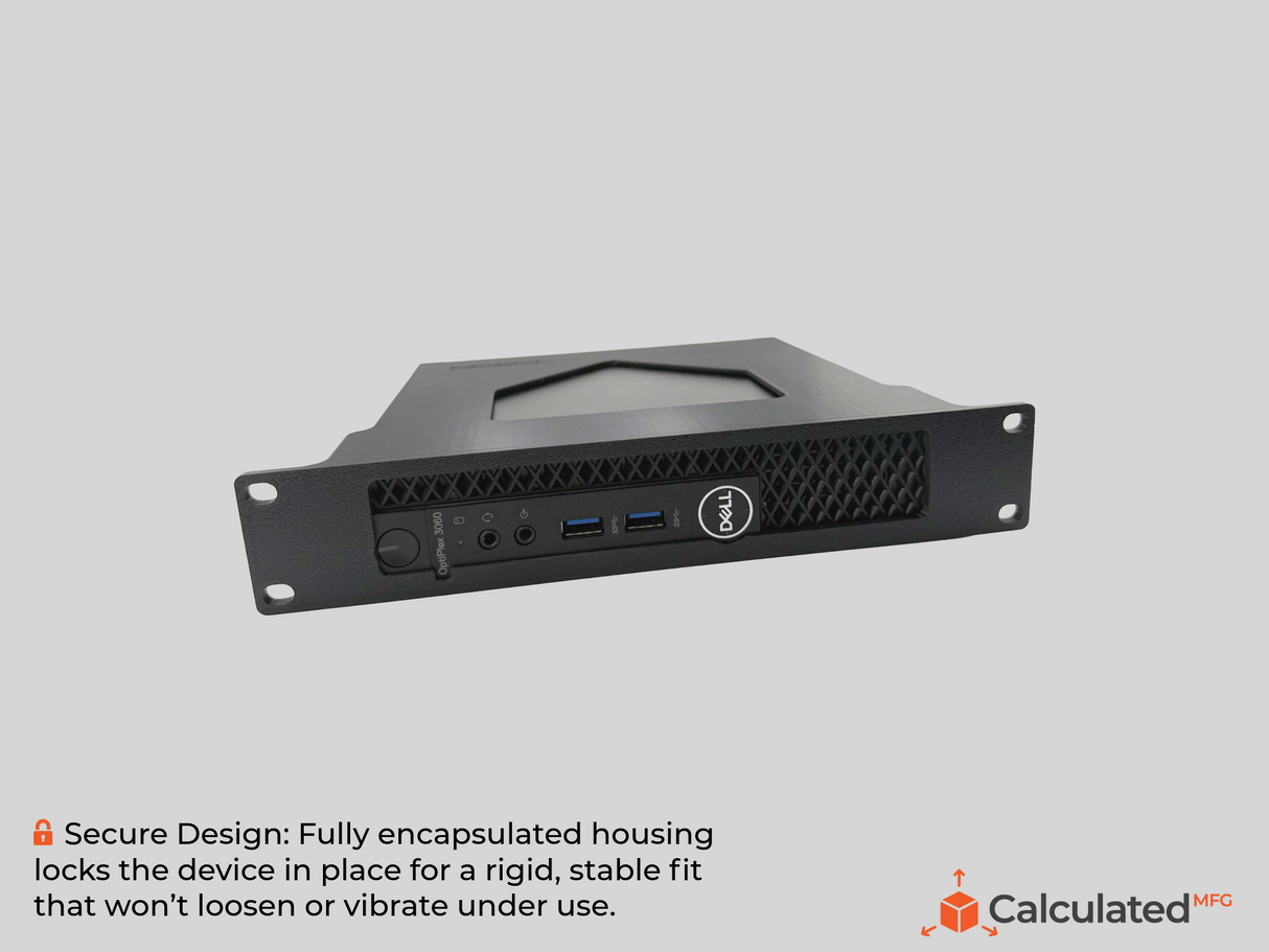 Dell Micro PC 1u Rack Mount for 10” Server Racks – Mount for Micro 3000, 5000, 7000 Series