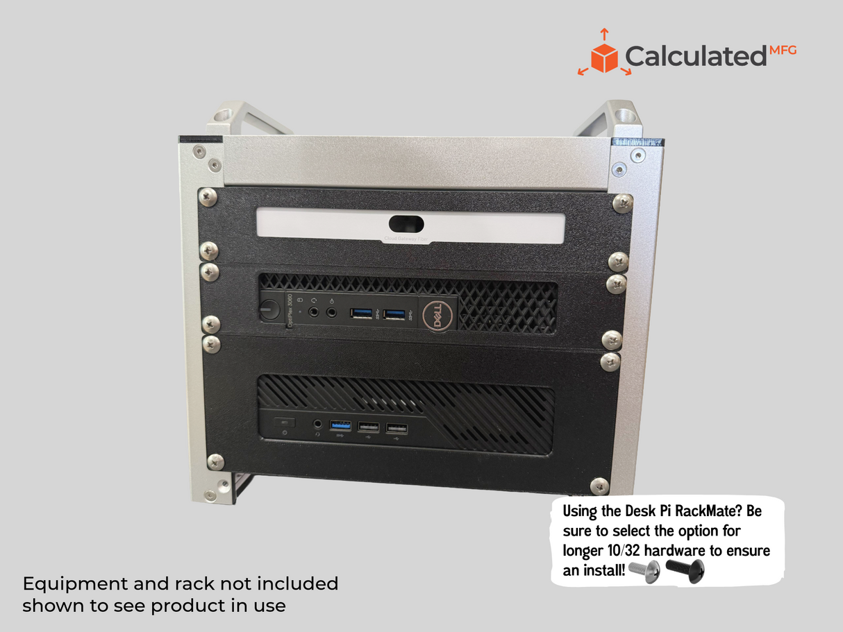 Dell Micro PC 1u Rack Mount for 10” Server Racks – Mount for Micro 3000, 5000, 7000 Series