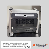 2U 10" / 10-inch Rack Mount for Dell Precision 3260 Compact | Enclosed Mini PC Workstation Mount