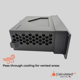 2U 10" / 10-inch Rack Mount for Dell Precision 3260 Compact | Enclosed Mini PC Workstation Mount