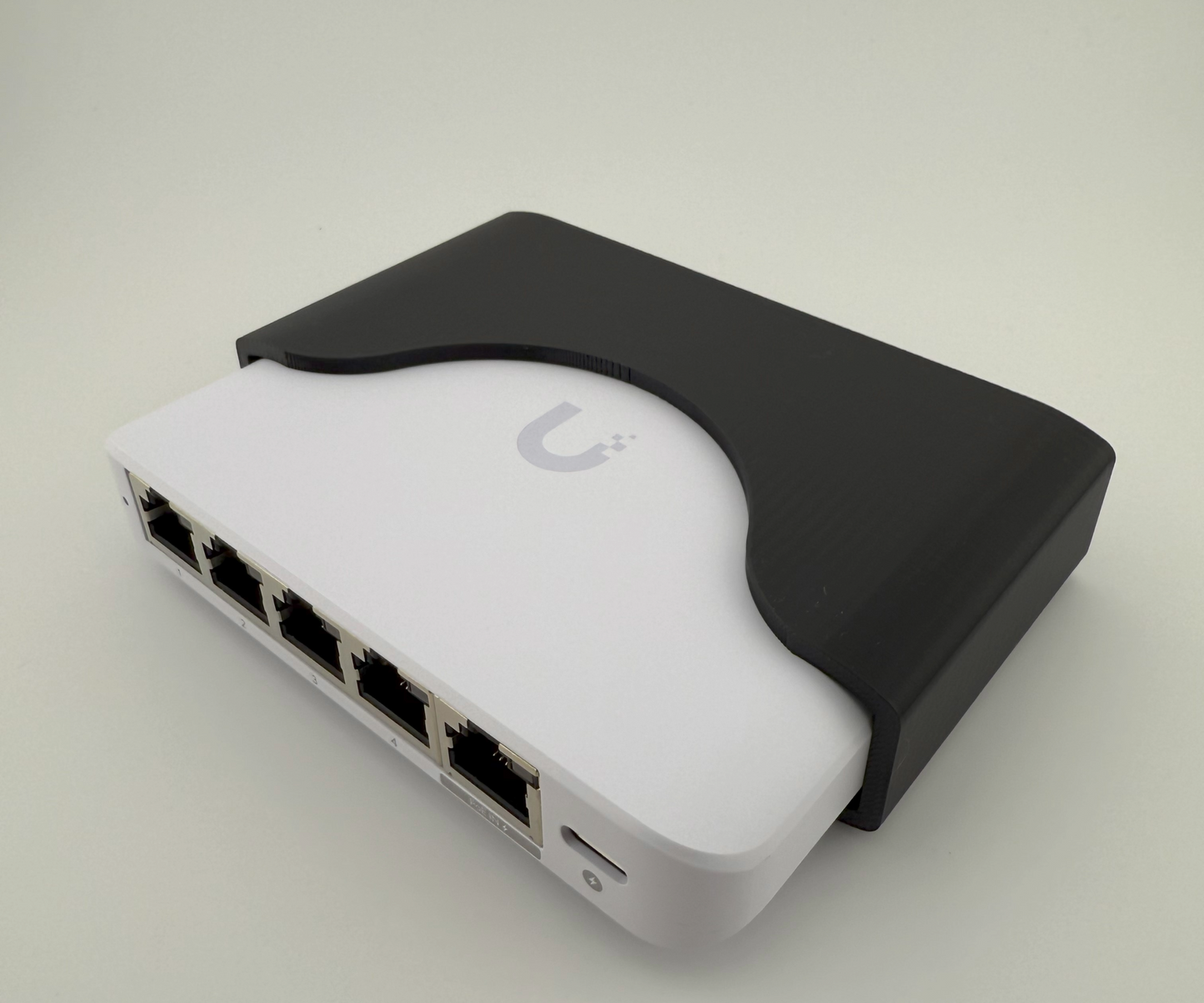 Wall Mount Compatible with UniFi Flex Mini 2.5G - Secure 1U Network Switch Holder