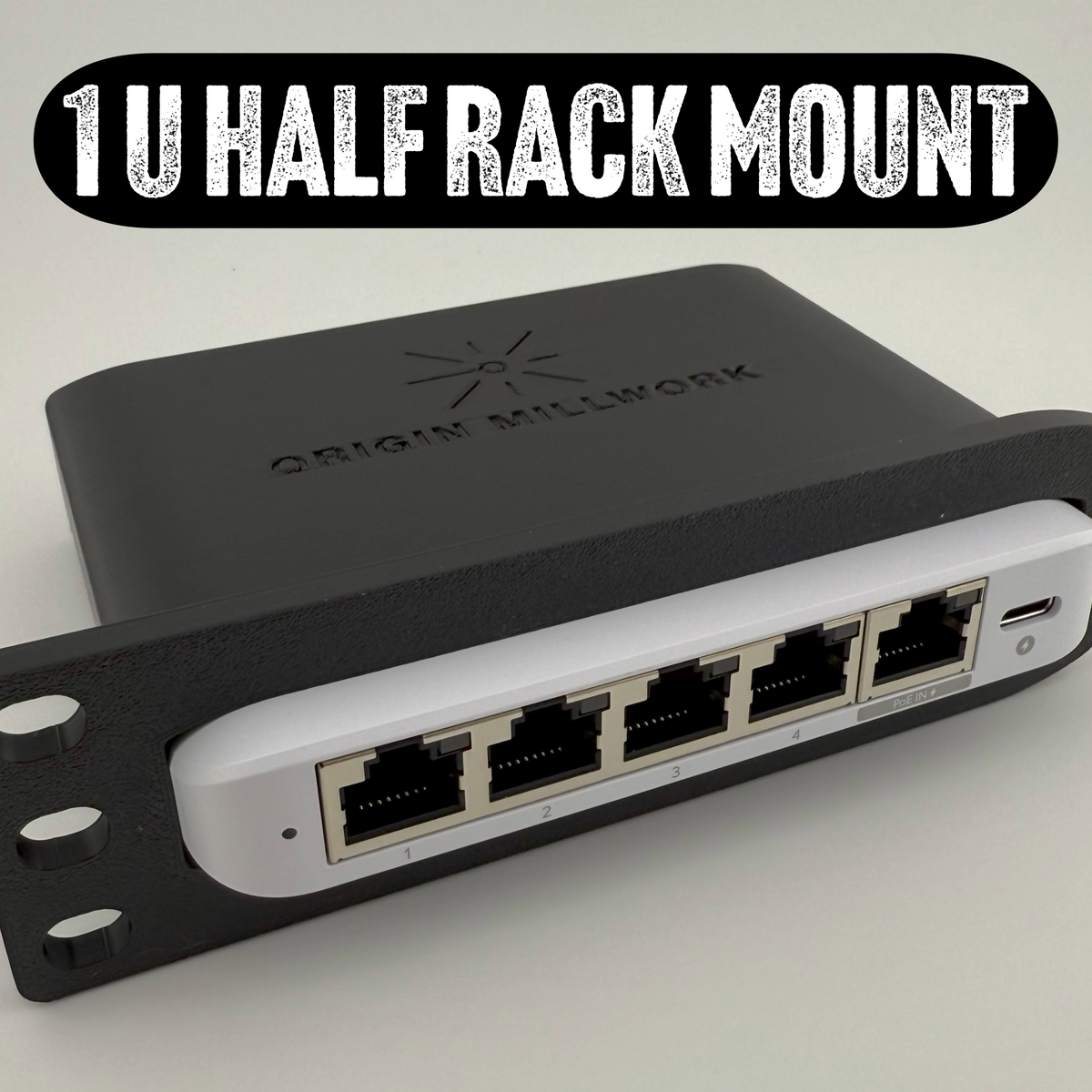 UniFi Flex Mini 2.5G | Half Rack Mount | 1U Network Switch Holder ...