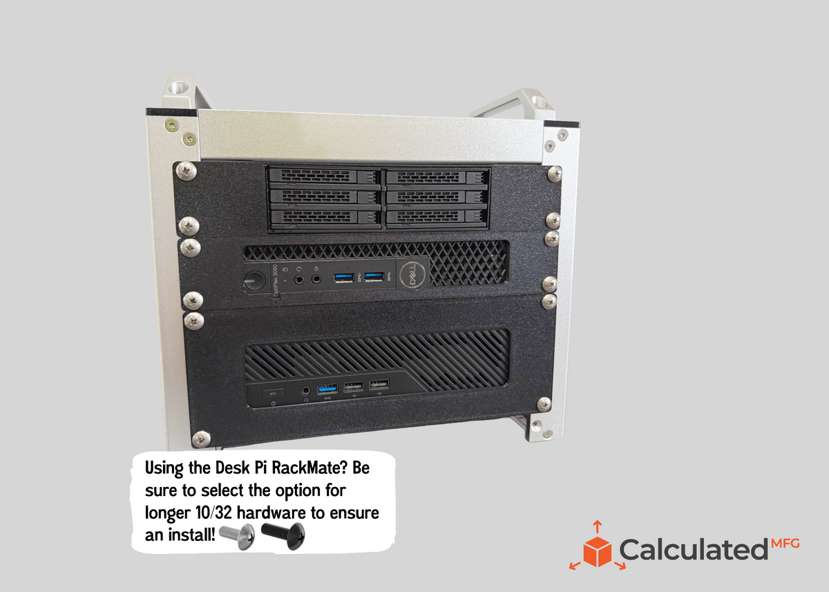 10 inch Rack Mount for Omada Fusion 2.5G Gateway | 1U Bracket | PETG | Optional 10-32 Rack Hardware