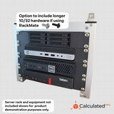 1U Rack Mount for HP ProDesk & EliteDesk Micro PCs (G3/G4/G5) | Fits 10” Server Racks
