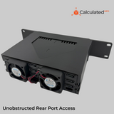 10 inch Rack Mount for ICY Dock MB326SP-B & MB038SP-B | 3D Printed JBOD Enclosure Bracket | PETG | Optional 10-32 Rack Screws