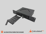 10 inch Rack Mount for ICY Dock MB326SP-B & MB038SP-B | 3D Printed JBOD Enclosure Bracket | PETG | Optional 10-32 Rack Screws