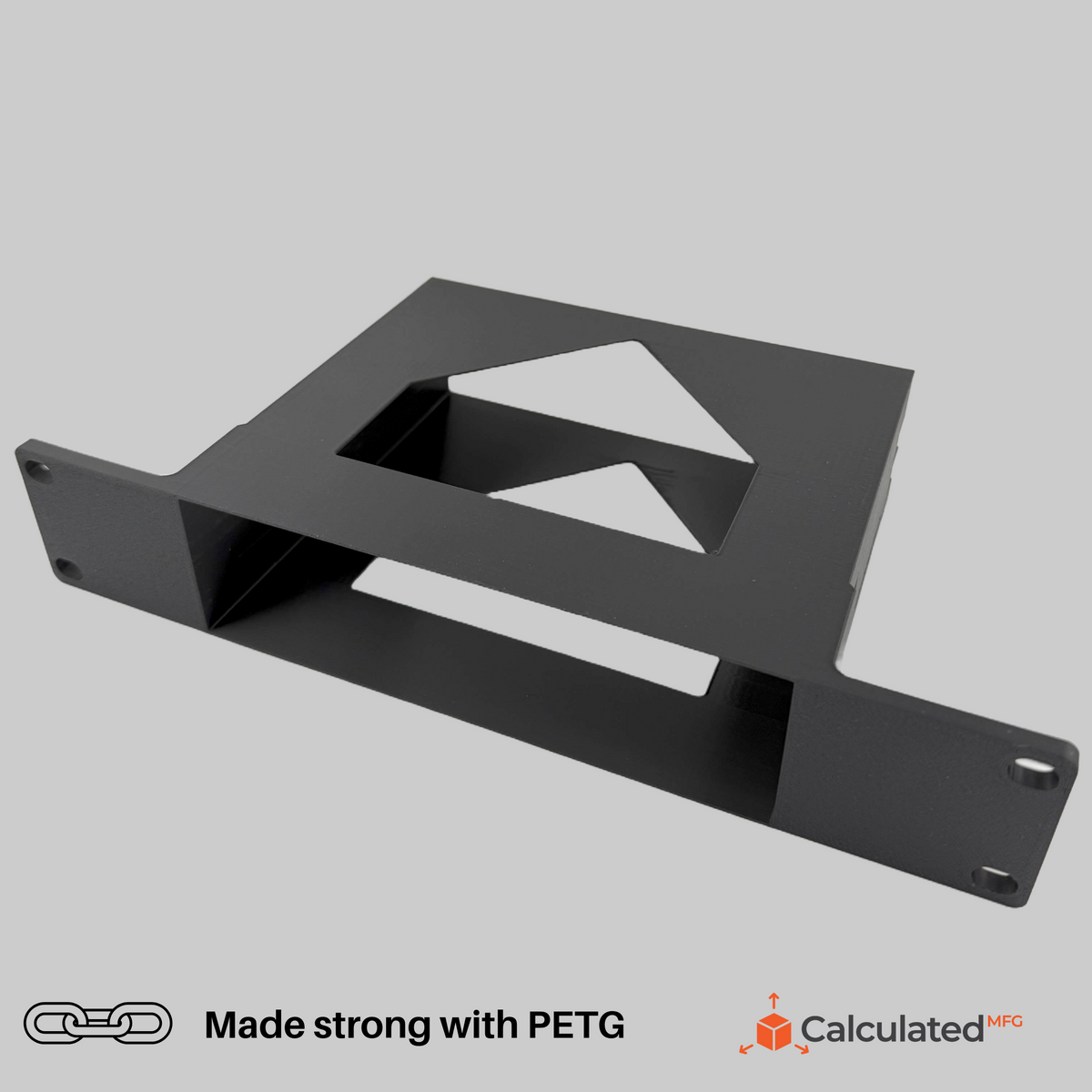 10 inch Rack Mount for ICY Dock MB326SP-B & MB038SP-B | 3D Printed JBOD Enclosure Bracket | PETG | Optional 10-32 Rack Screws