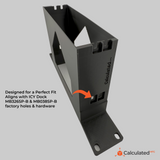 10 inch Rack Mount for ICY Dock MB326SP-B & MB038SP-B | 3D Printed JBOD Enclosure Bracket | PETG | Optional 10-32 Rack Screws