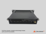 10" Rack Mount fits Lenovo ThinkCentre M90q Gen 1 / Gen 2 / Gen 3 | 1U 10-inch Lenovo ThinkCentre M90q mount