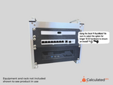 2U 10" Rack Mount for Minisforum MS-01 / MS-A2 / MS-R1 | Anti-Sag High Airflow Mount