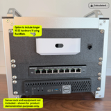 Netgear GS308E | Bracket for 8-Port Switch | 1U - 10in Rack Mount