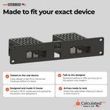 1U 10" / 10-inch Rack Mount for Raspberry Pi 4 Model B | Dual or Single Pi | Keystone Jack Options